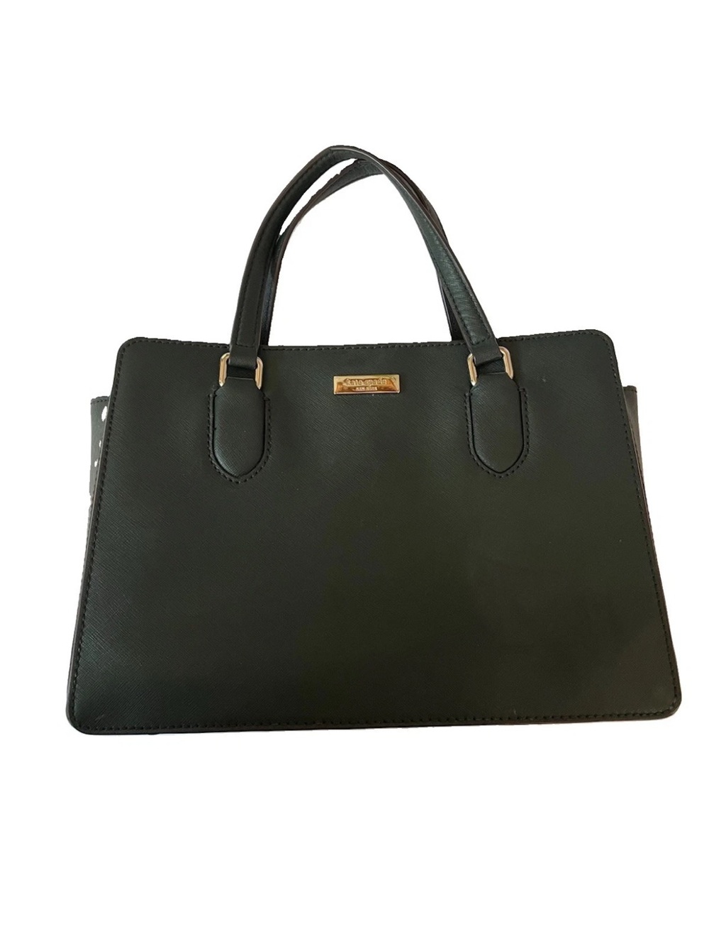 Kate Spade Reese Laurel Way Saffiano Leather Three Section Satchel Bag Green